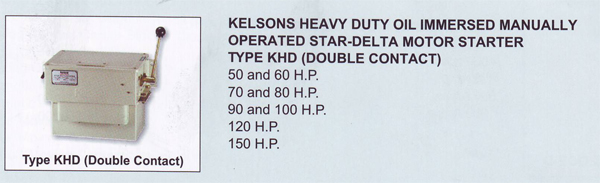 Heavy Duty Oil Immersed Manually Operated Star-Delta Motor Starter